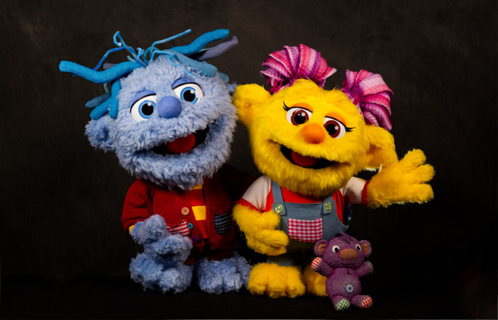 lucy and scratch resort puppets made by fuzzy lightbulb for away resorts